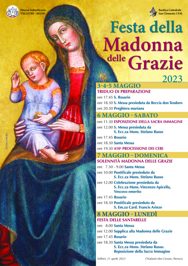 7 maggio – Festa della Madonna delle Grazie