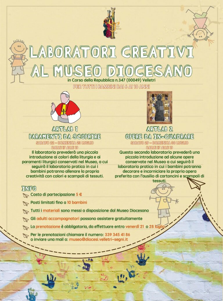 ARTLAB – LABORATORI CREATIVI PER BAMBINI 6-10 ANNI